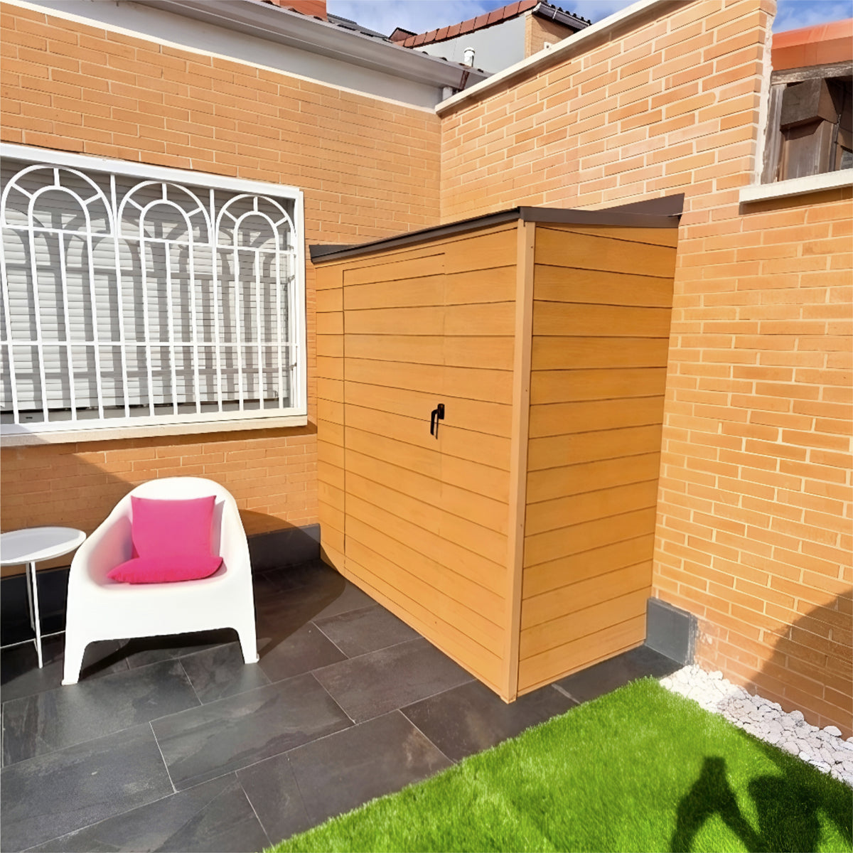 Caseta exterior de jardín en Composite
